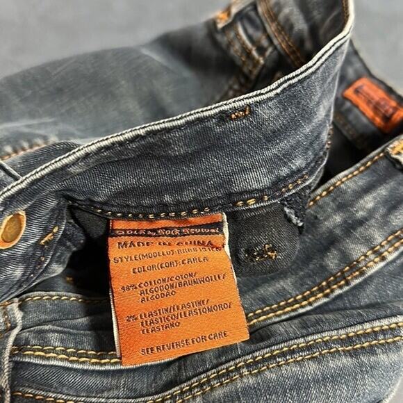 Rock Revival Jeans Womens 28 Blue Carla Legging Stretch Denim Grunge Biker - Picture 10 of 11